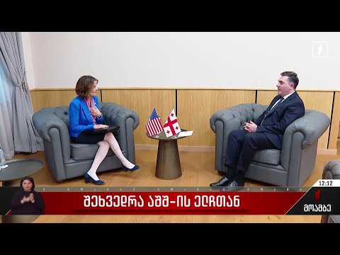 შეხვედრა აშშ-ის ელჩთან