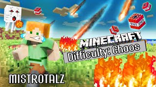 Minecraft, But Every Minute There's Random Chaos in My World !! || MISTROTALZ