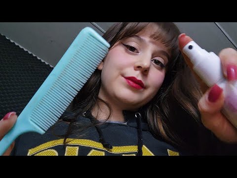 ASMR | Caçando piolho na sua cabeça MAS VOCÊ PODE FECHAR OS OLHOS
