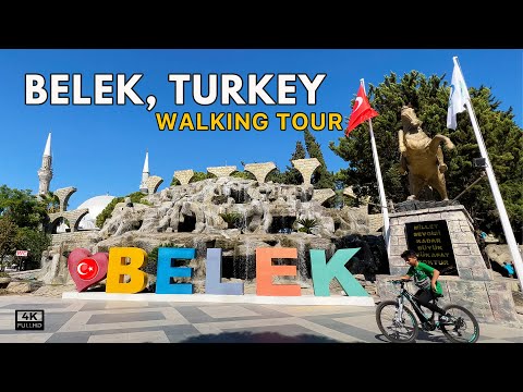 BELEK, Türkiye 🇹🇷 Walking tour [4K] City, Shopping, Beach #turkey #belek #walkingtour #travel