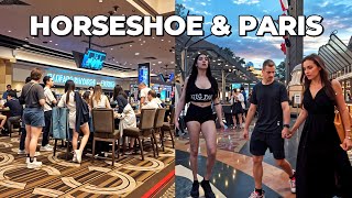 Paris & Horseshoe Las Vegas Walk - September 2025 - Las Vegas Strip - LABOR DAY 2025