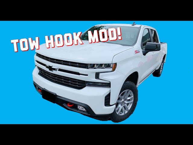 How to Mod your Tow Hooks on a 2019 SIlverado! 