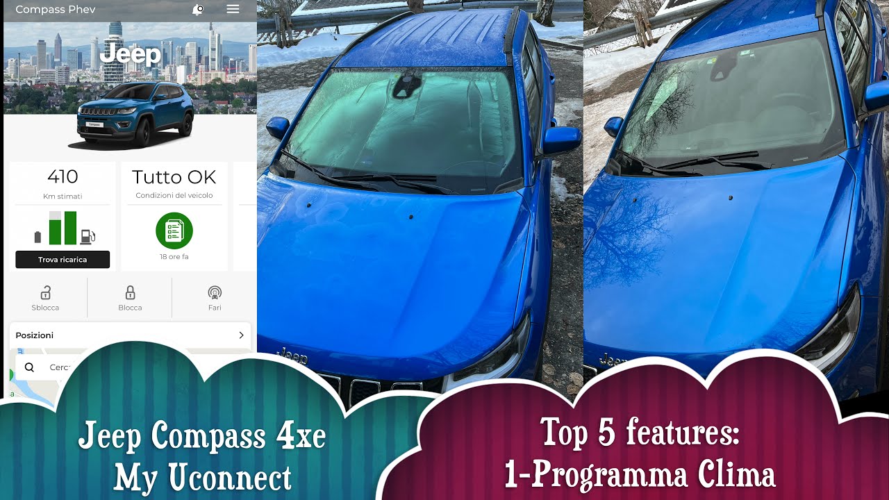 My Uconnect Top 5 Servizi Tutorial 1 Programma Clima (Jeep Compass