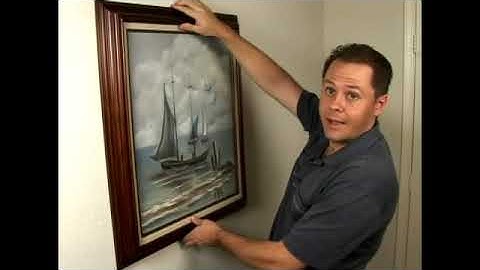 How to Hang Pictures with a Wire Hanger