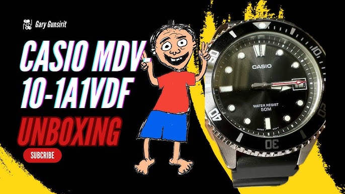 - The New YouTube Unboxing MDV-10D-1A1VEF Casio