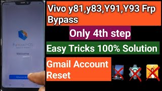 Vivo y81,y83,y91,y93 Frp Bypass/Gmail Account Reset 💯 solution