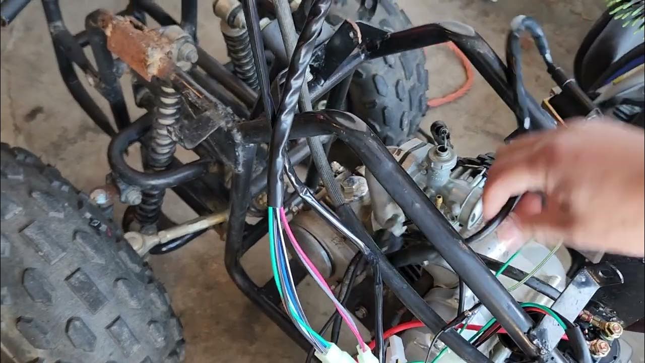 chinese quad no spark!! - YouTube
