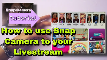 Quick Tutorial How to use Snap Camera Filters to your Livestream @StreamYardor @Streamlabs