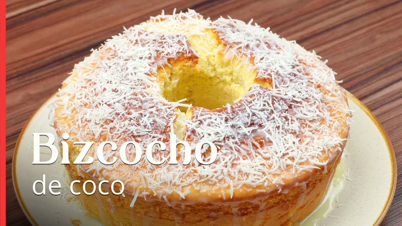 La mejor receta de bizcocho de coco que he hecho, ¡es súper esponjoso y rico!