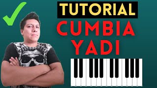 Video thumbnail of "Como TOCAR YADI Cumbia Wepa Tutorial Teclado/Piano"