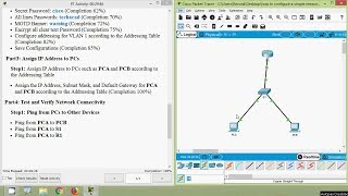 Configure a Simple Network Using Packet Tracer