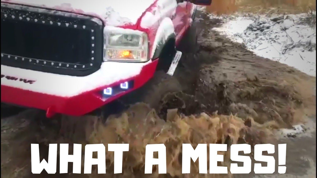 | Powerstroke plays in snow | mudding | offroad |