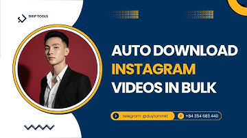 Auto Download Instagram Videos in Bulk 2025