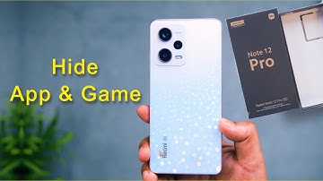 Redmi Note 12 Pro: How to Hide App & Game | Redmi Note 12 Pro 5g me Apps Hide Kaise Kare