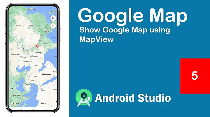 Google maps Android Studio - 05 - How Show Google Map using MapView - in Android Studio