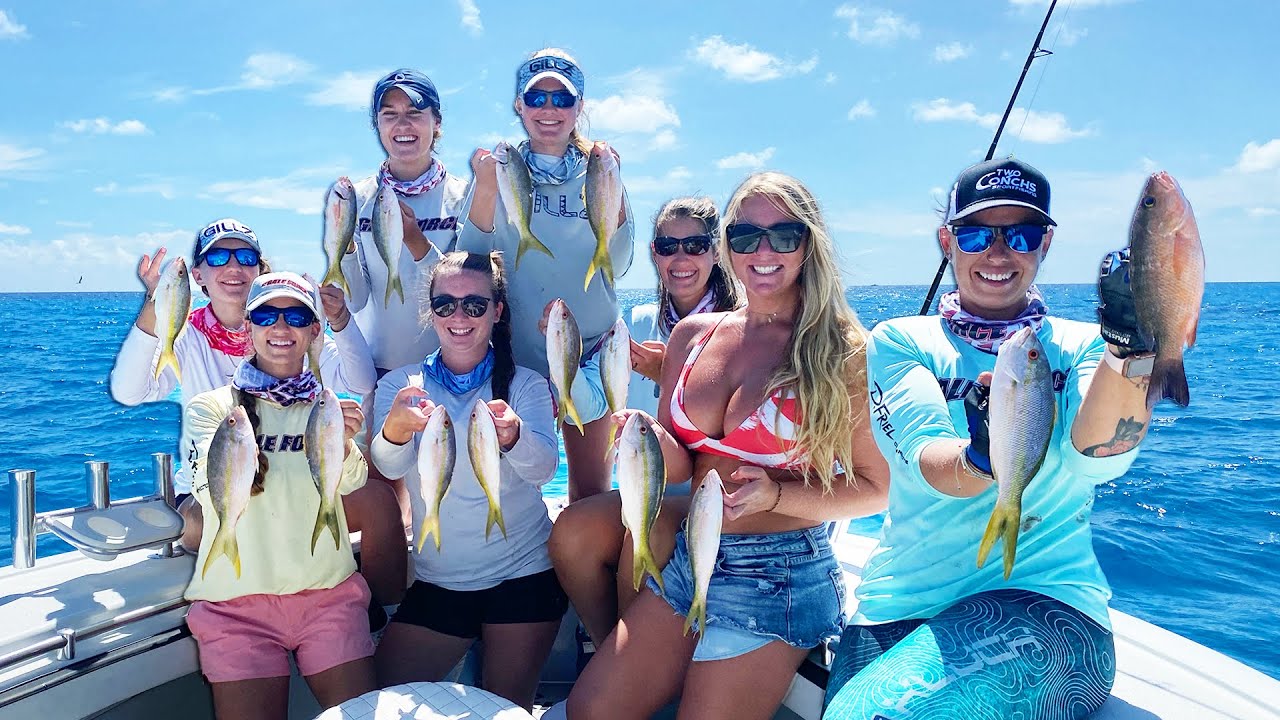 EPIC WOMEN ONLY REEF FISHING DAY - Ladies Fish Camp Part 3 