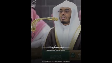 ﴿وَأَصحابُ اليَمينِ ما أَصحابُ اليَمينِ﴾ من سورة الواقعة .. الشيخ ياسر الدوسري 🤍..