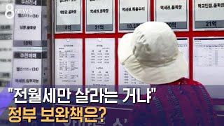 "전월세만 살라는 거냐" 터진 반발…정부 보완책은? /…