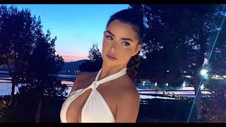 Demi Rose's boobs spill from daringly low plunging dress during sexy exposé