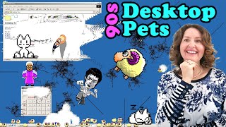 Mum Tries Out Desktop Pets From The 90s On Windows 2000