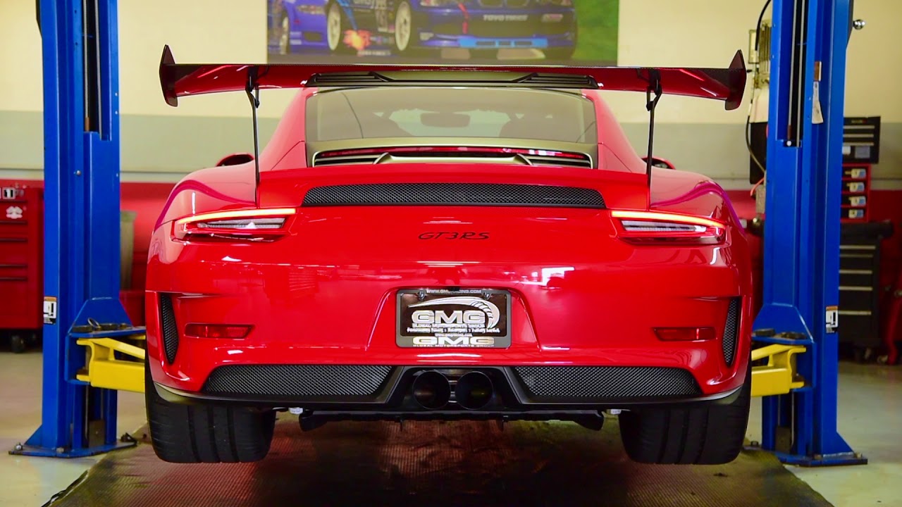 First GMG Titanium Center Section Exhaust for 991 Porsche 911 GT3 RS