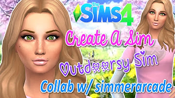 The Sims 4 : Create A Sim Collab w/ simmerarcade | Outdoorsy Sim