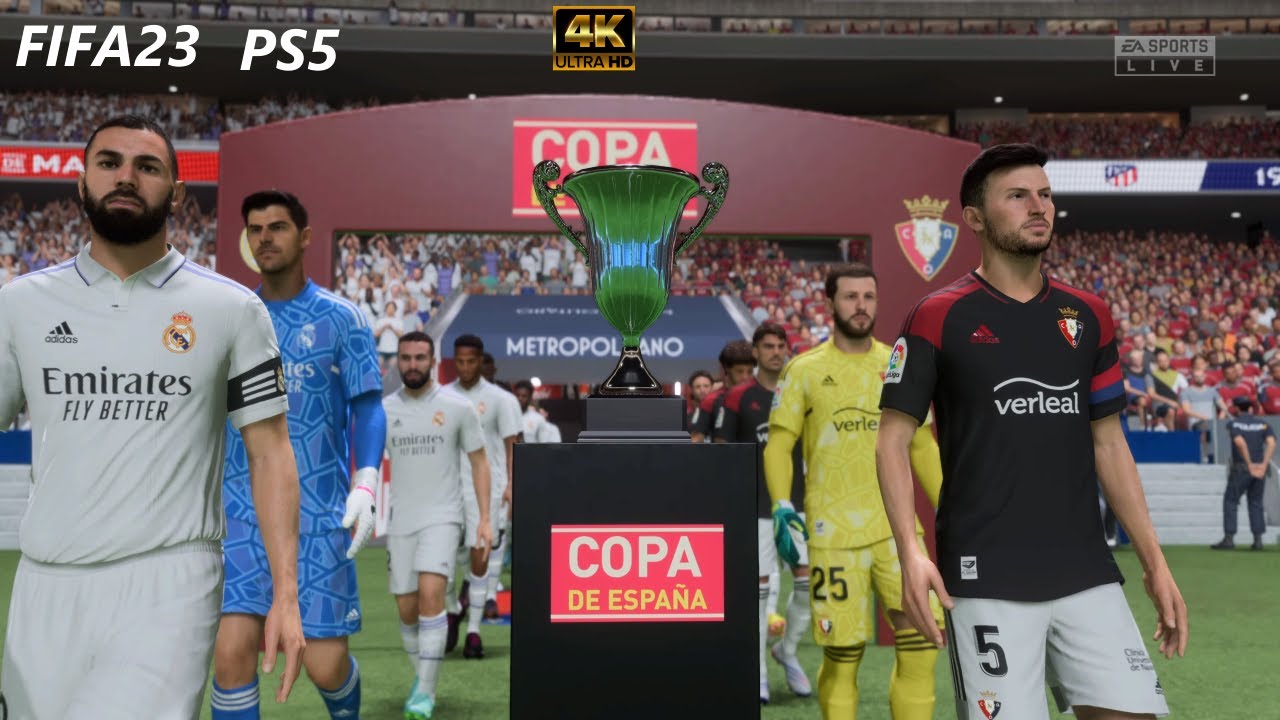 FIFA 23 - Real Madrid vs Osasuna | PS5 gameplay [4K] | Copa del Rey ...