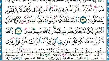 سورة النحل ٦٨-٧٢