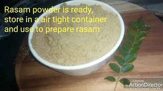 Rasam powder recipe | rasam podi | how to make rasam powder | homemade rasam powder | charu podi