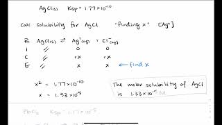 Chem 2 Module 3 Part 4 Solubility Equilibria