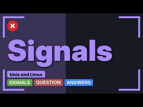 Unix & Linux: List of Kill Signals