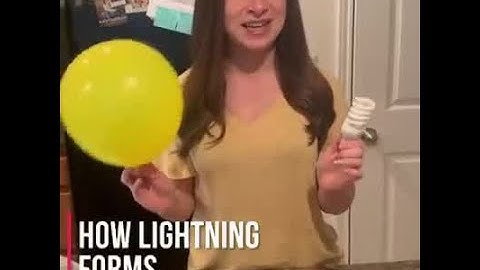 Science Experiment: How lightning forms