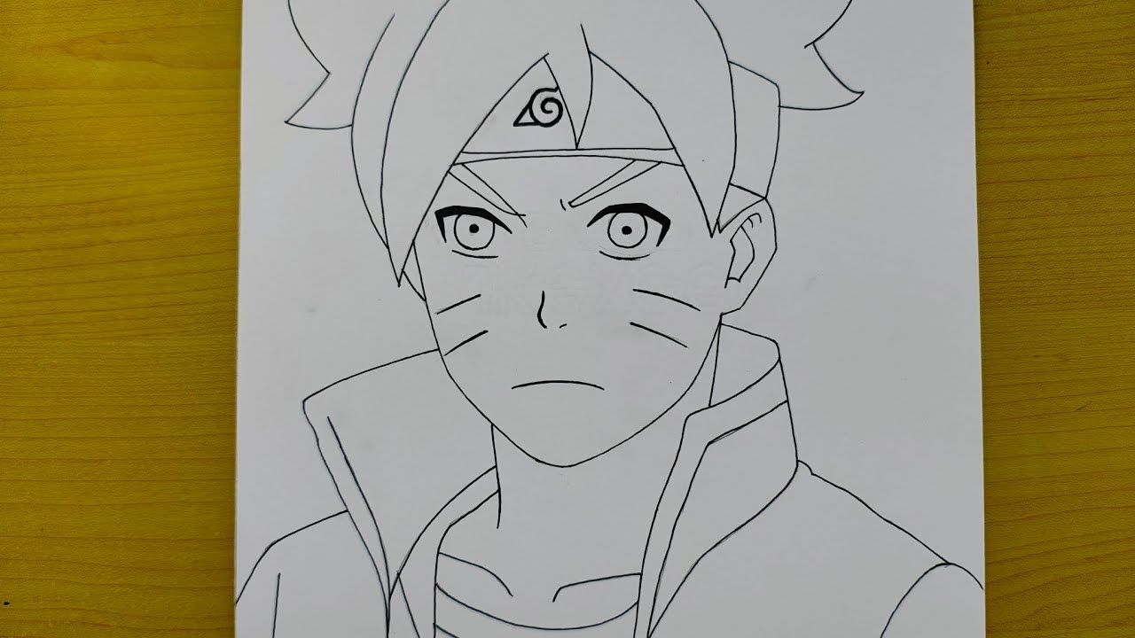 How to Draw Borushiki - Boruto: Naruto Next Generations | Step By Step Tutorial