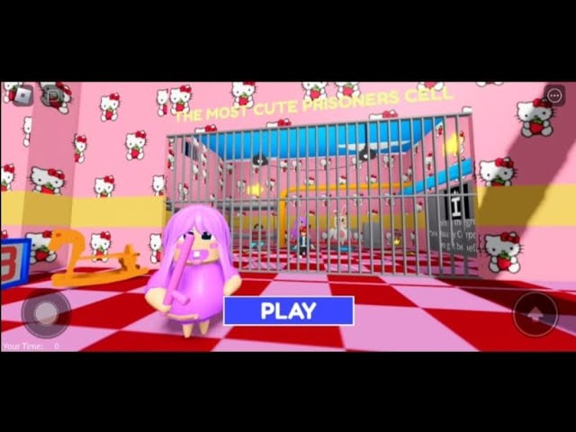 VIRAMOS A BEBÊ POLICIAL FOFA DO ROBLOX!! GIRL BARRY'S BABY PRISON RUN! 