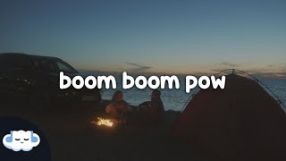 The Black Eyed Peas - Boom Boom Pow (Clean - Lyrics)