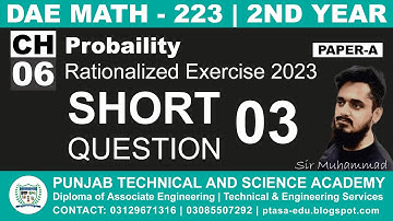 DAE MATH 223 Chapter 6 Short Question 3