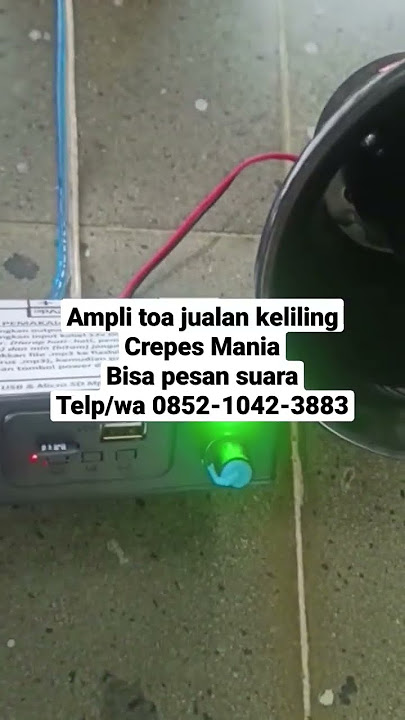 ampli toa jualan keliling Crepes Mania