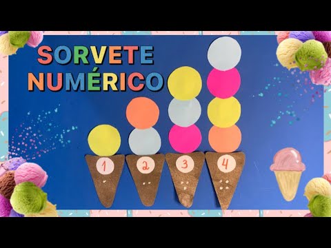 MATEMÁTICA - JOGO DO SORVETE 1 A 10