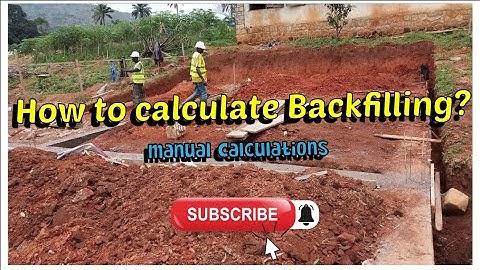 How to calculate Backfilling? ll Estimation of Backfilling. #civilengineering #estimations