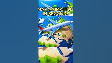 Create Stunning Map Animations in Seconds! 🌍 | Free AI Tool #shorts