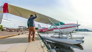 Seaplane Adventure! Learning To Fly Off Lake Washington - First Flight