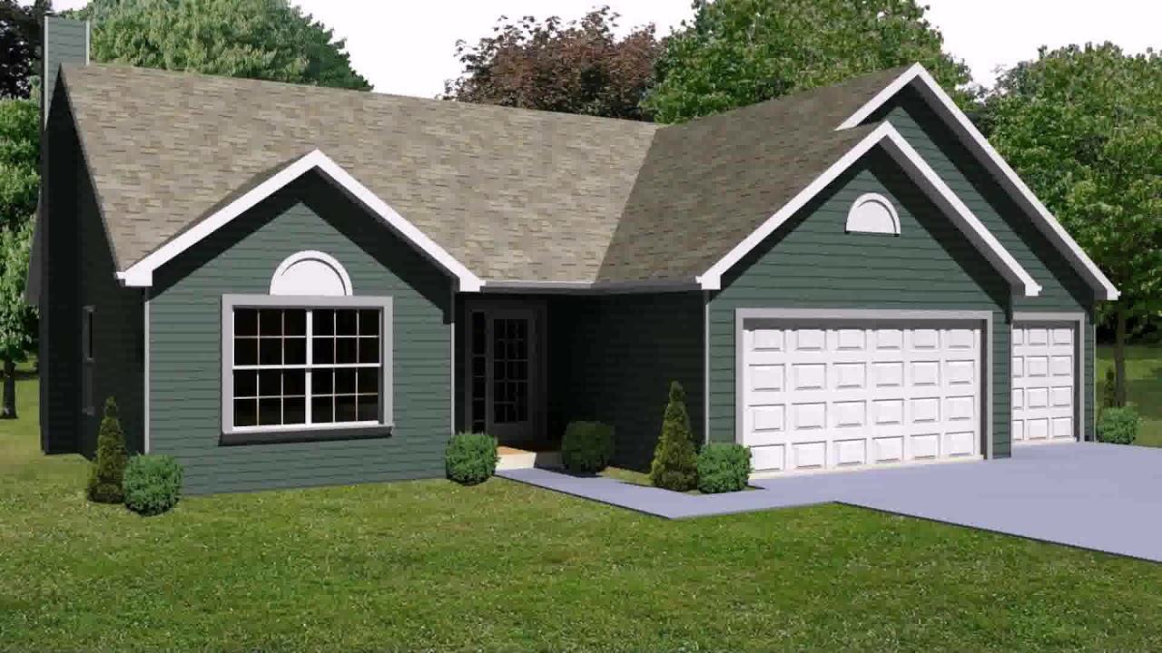 3 Bedroom  House  Plans  Attached  Garage  see description 