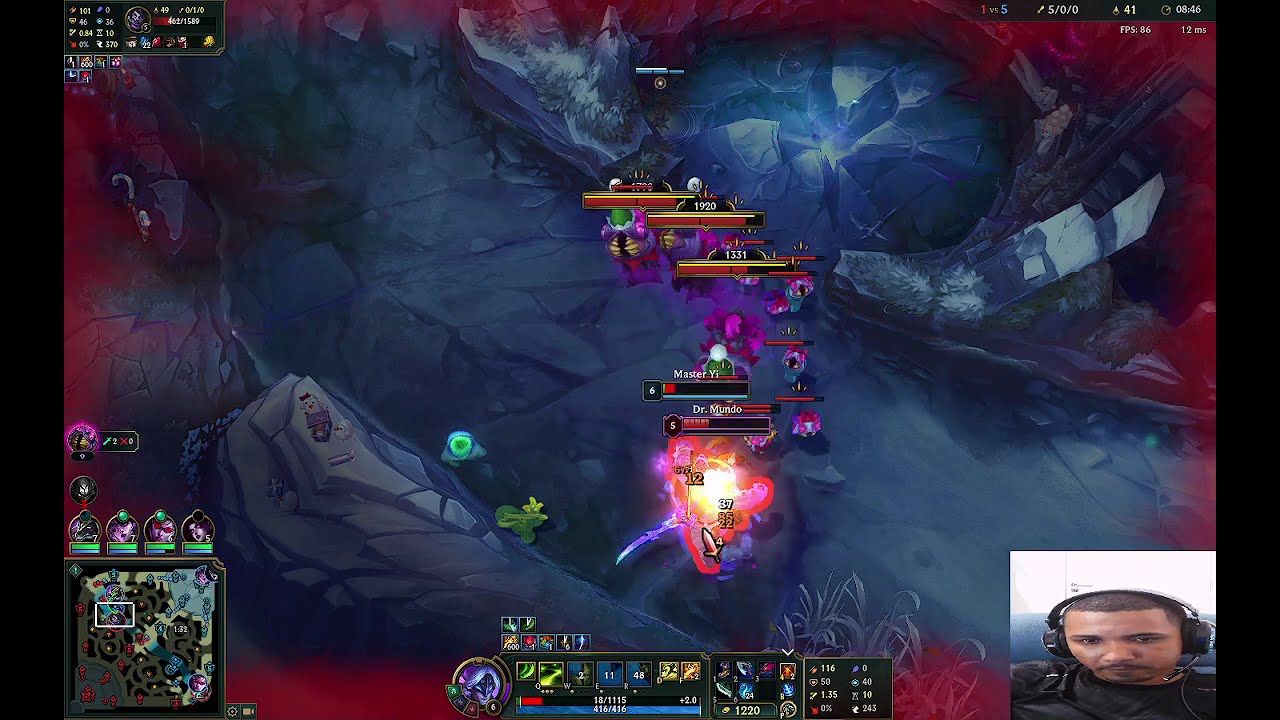 Master Vs Dr Mundo e Rammus