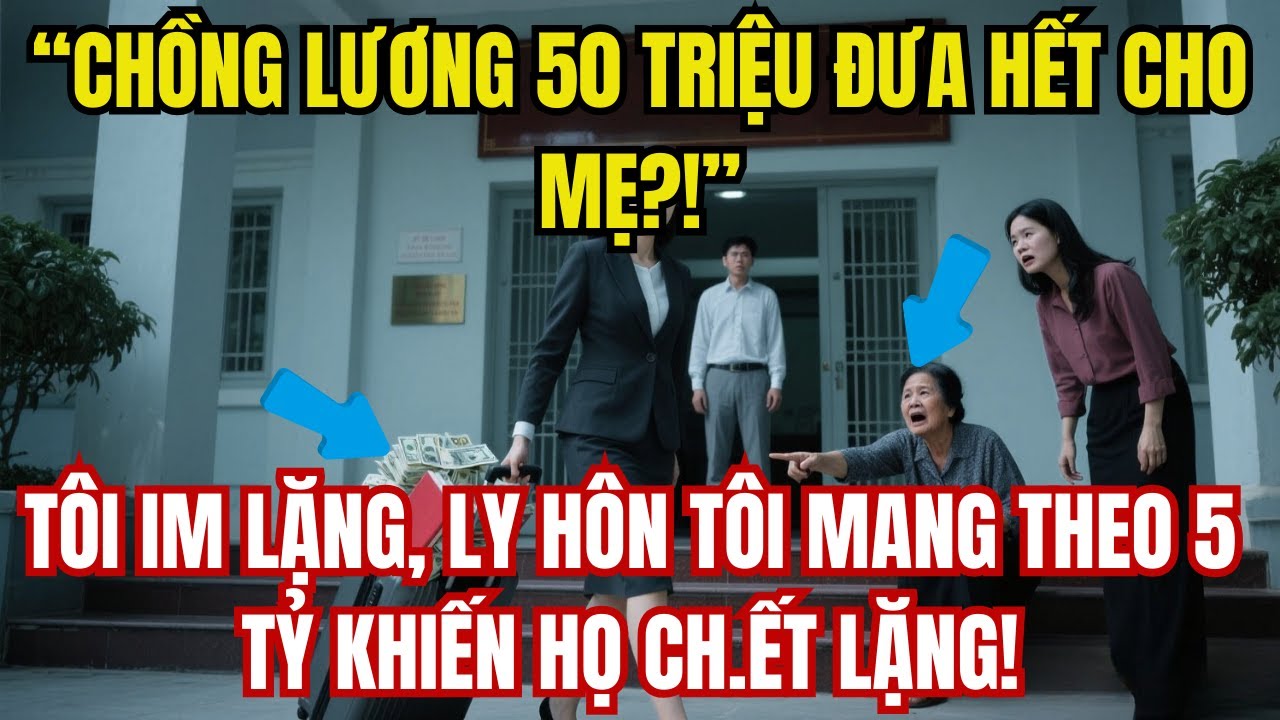 Chồng Lương 50 Triệu Đưa Hết Cho Mẹ, Ngày Ly Hôn Tôi Mang Theo 5 Tỷ Khiến Họ Ch.ết Lặng|Truyện Audio