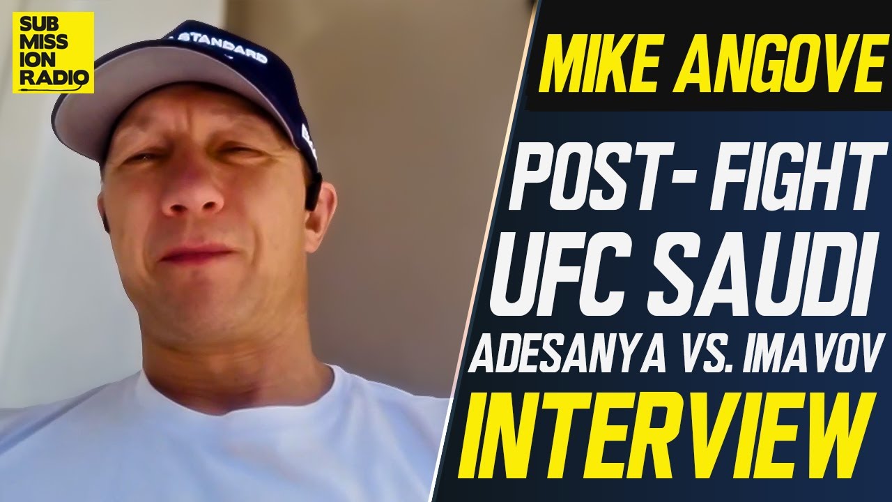 Exclusive: Israel Adesanya's Coach Mike Angove on UFC Saudi, Israel ...
