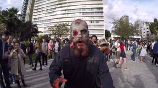Vancouver Zombie Walk 2015 Flash Mob