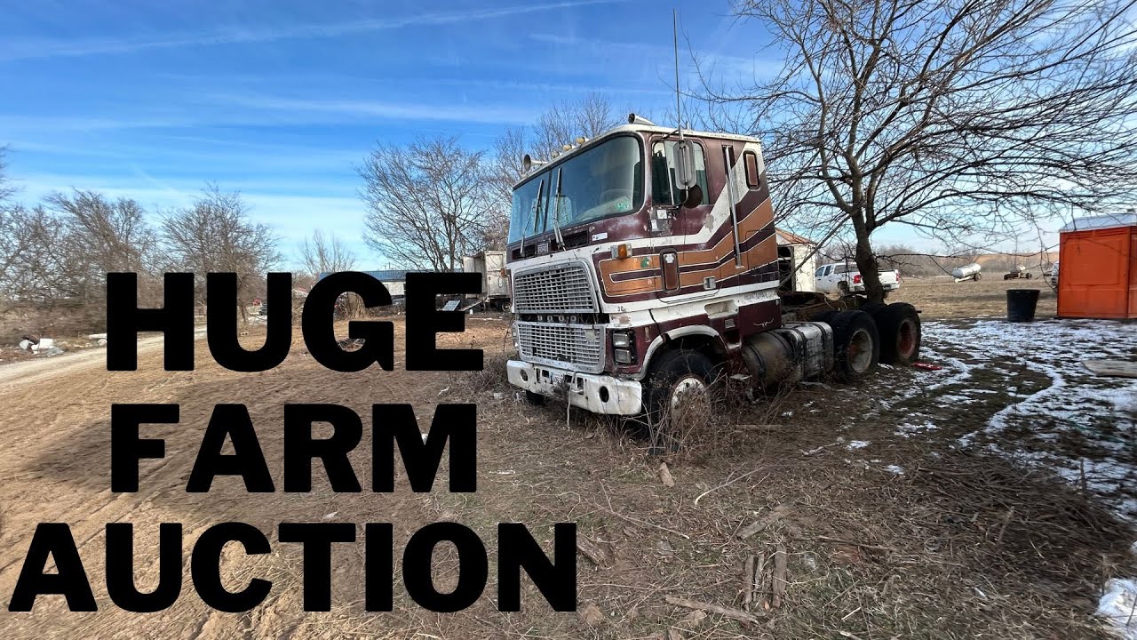 HUGE FARM AUCTION in the FREEEZING COLD! #AuctionTime