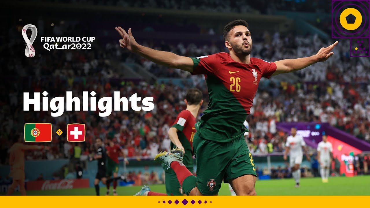 Ramos hits HAT-TRICK! Portugal v Switzerland Round of 16 FIFA World Cup Qatar 2022