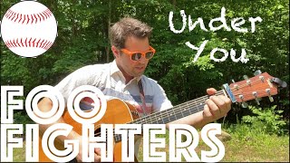 Maximum Fun Method for Playing Foo Fighters&#39; Under You - A Guitar Lesson! [How To Play]