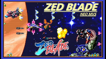 ZED BLADE - Attract demo - NEOGEO MVS Arcade - NMK - 1080p60